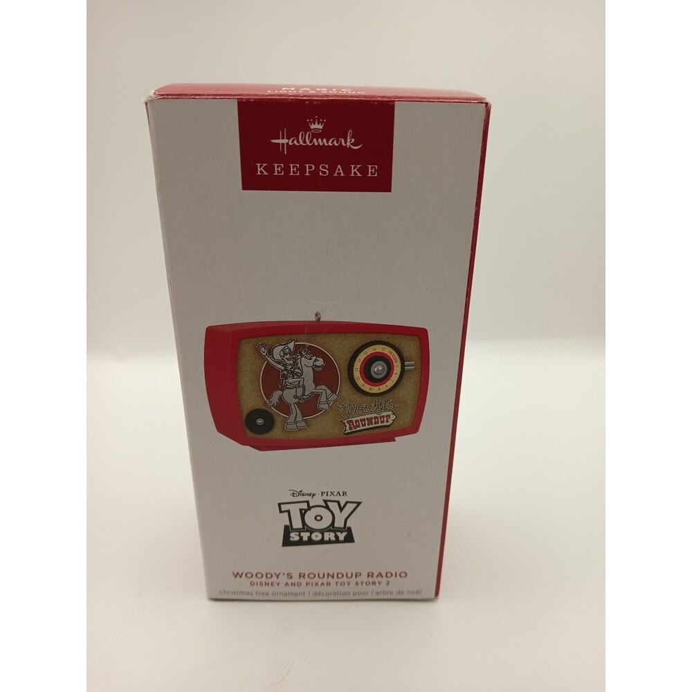 Hallmark Keepsake "Woody’s Roundup Radio" 2024 Light & Sound Ornament NEW In Box